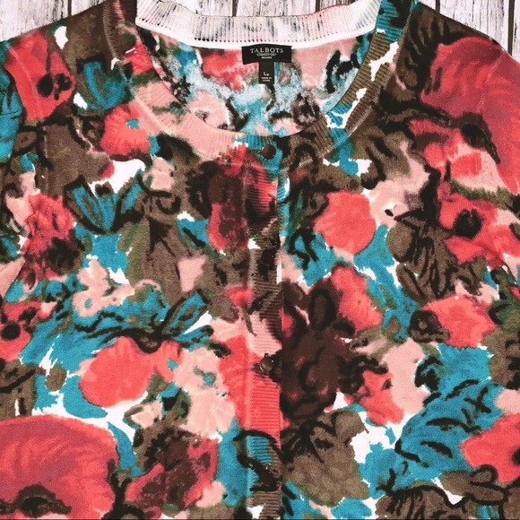 Talbots Womens Cardigan L/P - Picture 3 of 6